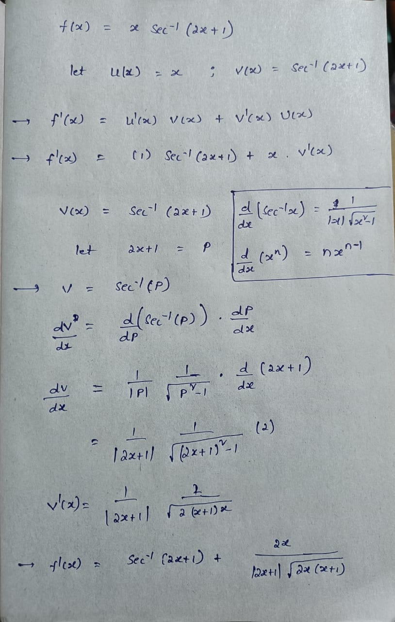 Calculus homework question answer, step 1, image 1